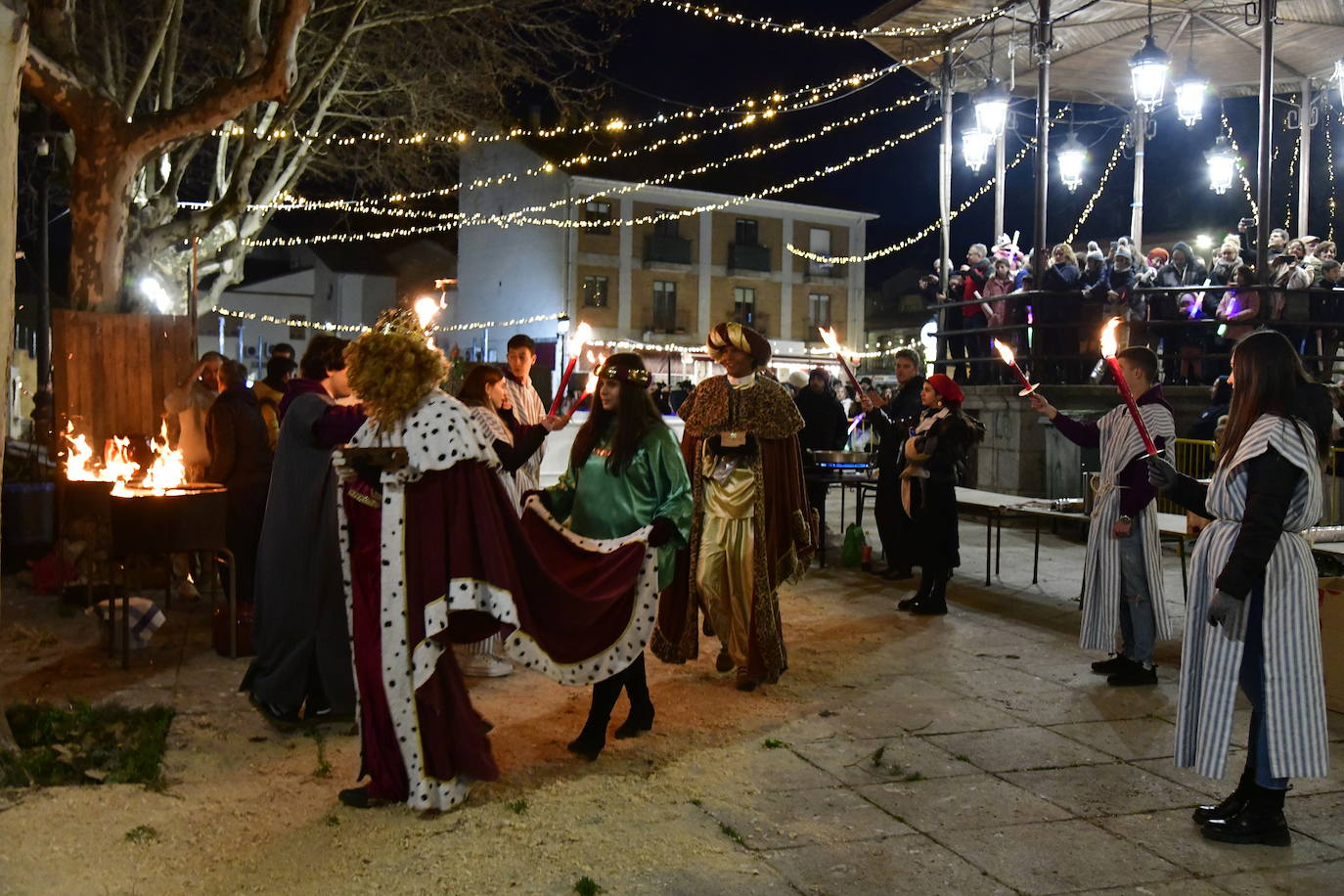 Los Reyes Magos, en El Espinar, San Rafael y en La Estación.