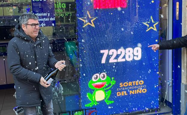 'La Ranita de Salamanca' reparte el segundo premio de la Lotería de El Niño. 