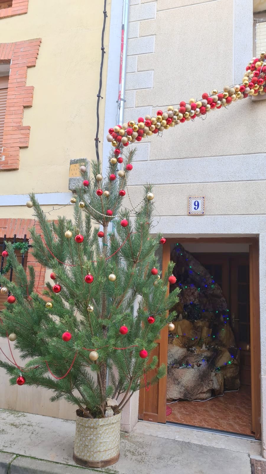 Cordovilla la Real ha brillado durante la Navidad con una esmerada decoración de árboles navideños