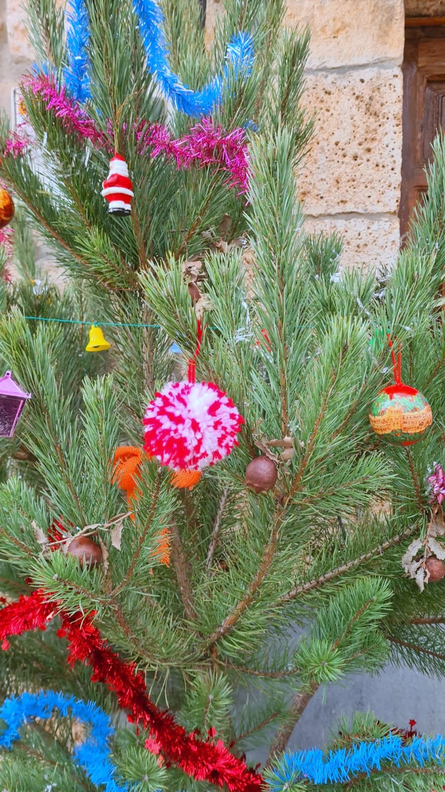 Cordovilla la Real ha brillado durante la Navidad con una esmerada decoración de árboles navideños