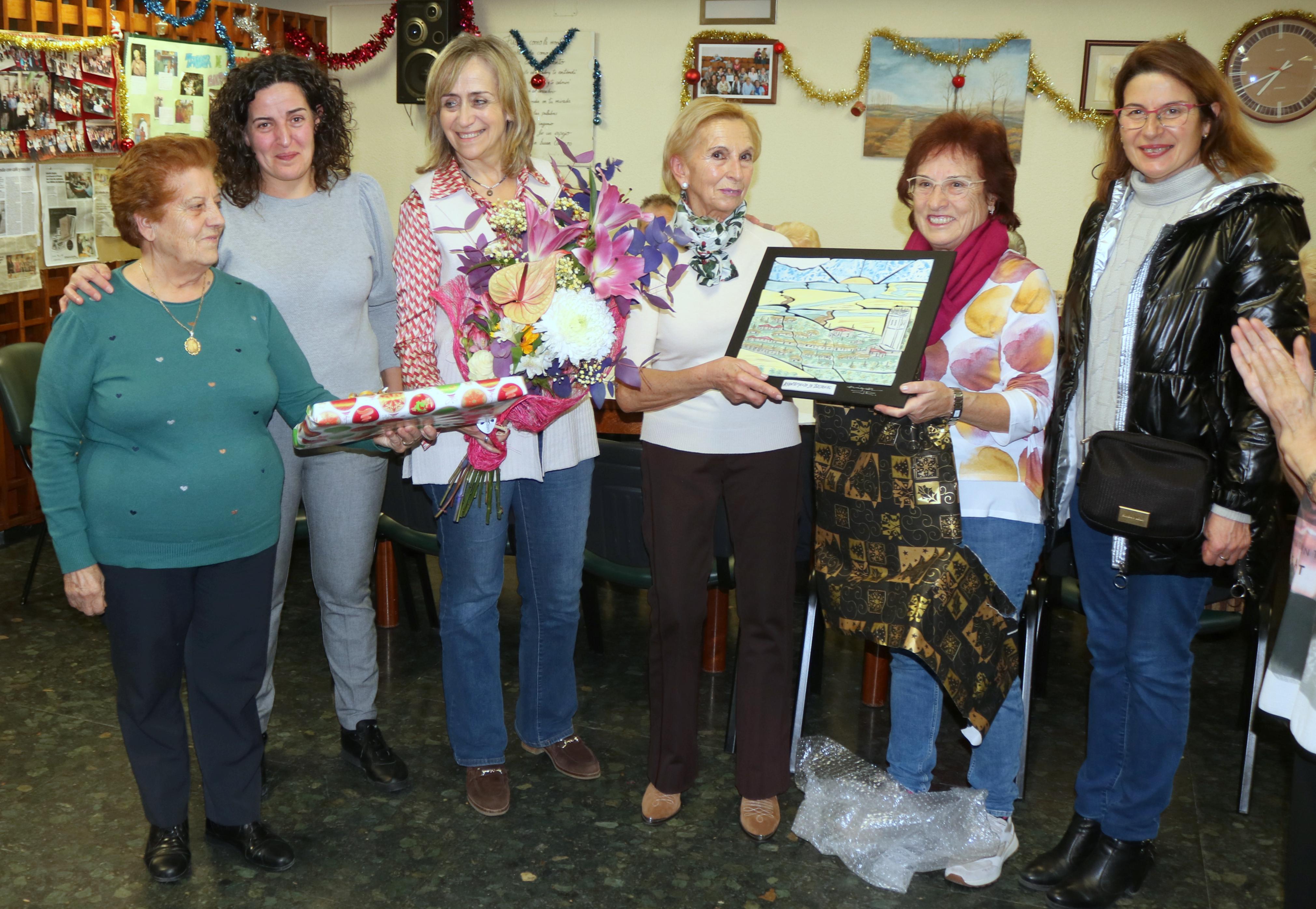 El Club de Jubilados 'San Millán' celebró el tradicional encuentro navideño