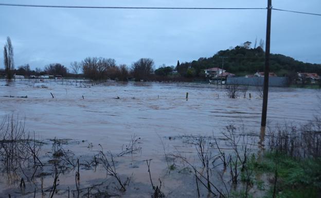 Imagen de las inundaciones en Aldejatejada.