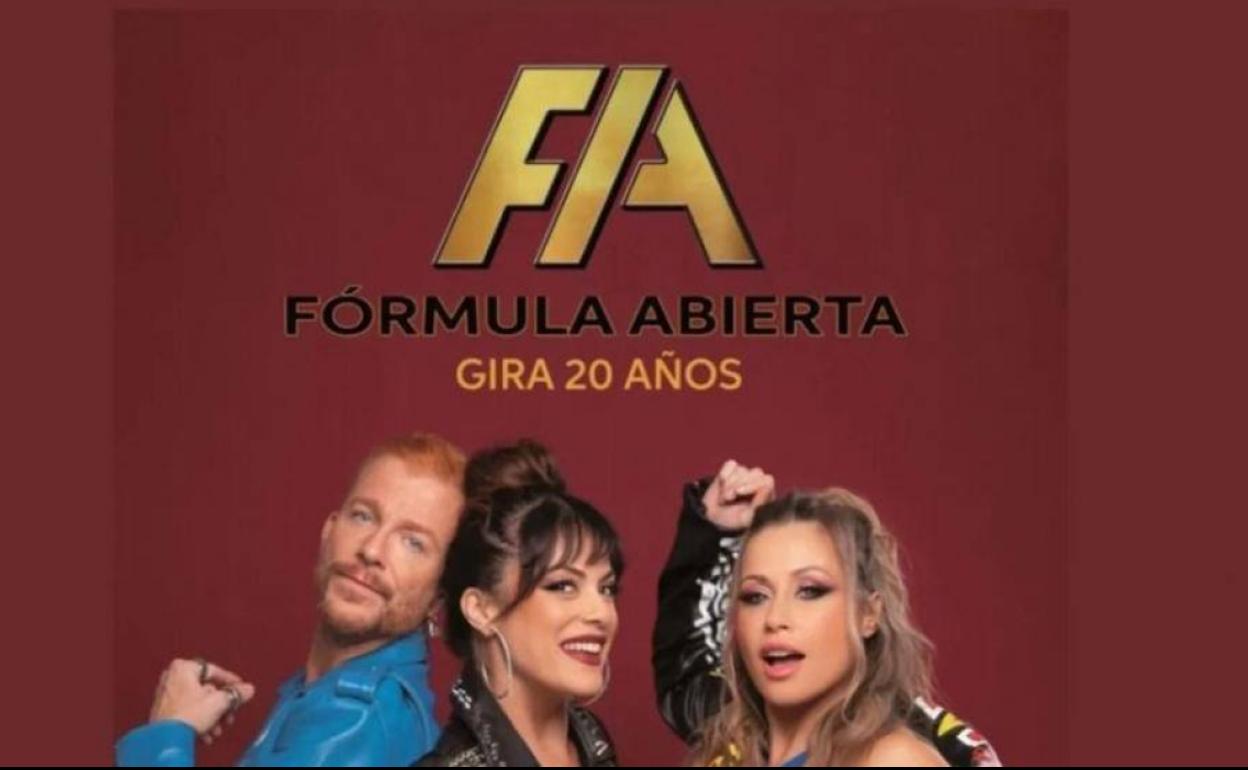 Fórmula Abierta presenta su gira 'Veinte años'.
