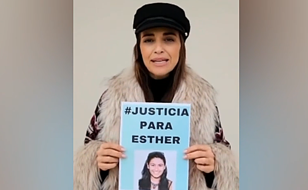 Paula Echevarría, en un fotograma del vídeo.