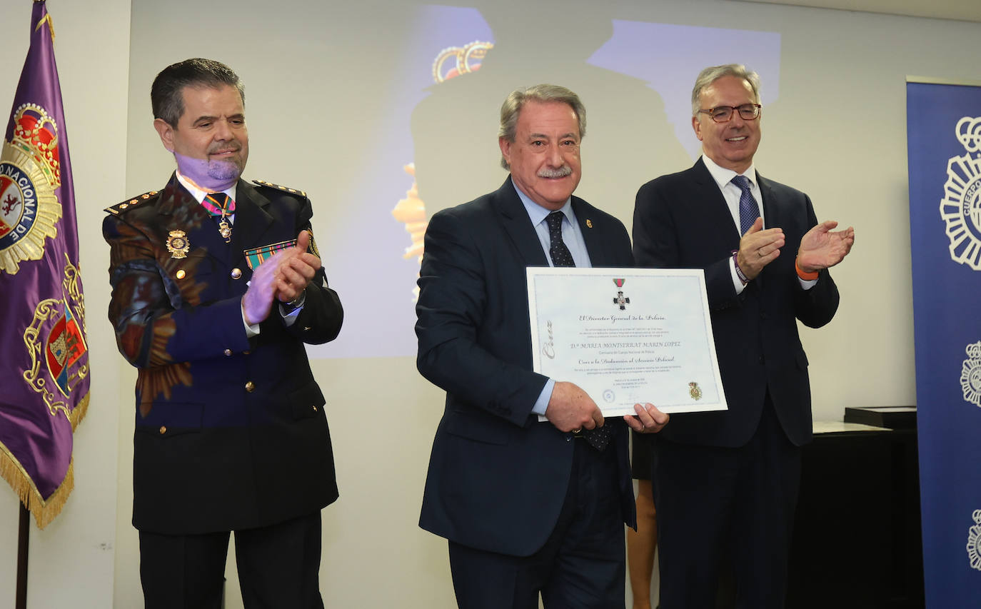 Acto para celebrar los 199 años de historia de la Policía Nacional de Palencia, este viernes.