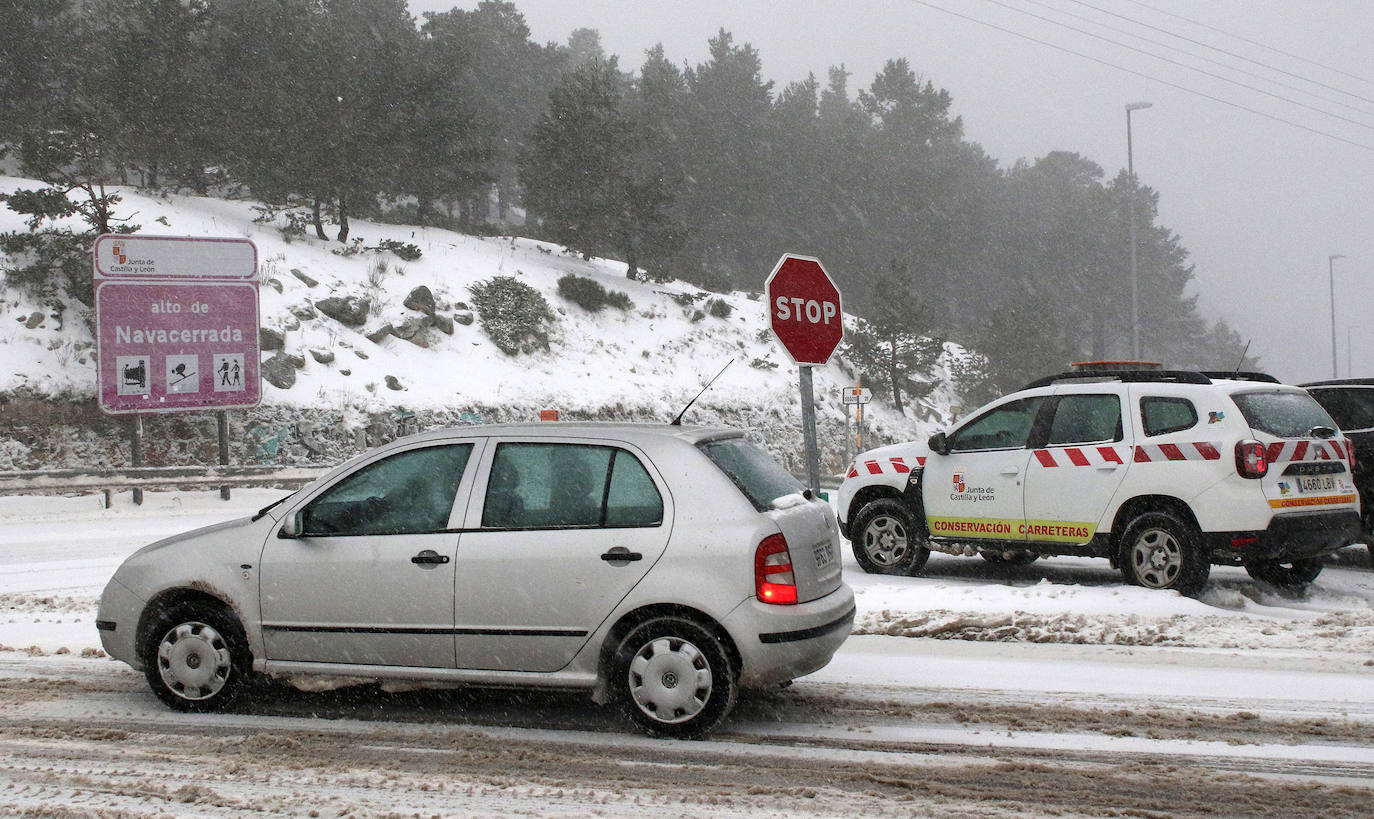 Nieve en Navacerrada.