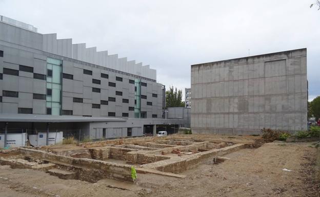 La planta del convento, aún a la vista, en noviembre del año pasado. 