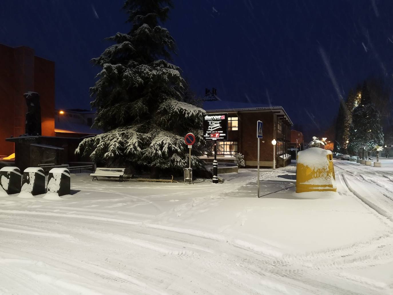 Fotos: La nieve en Guardo, este miércoles 18 de enero