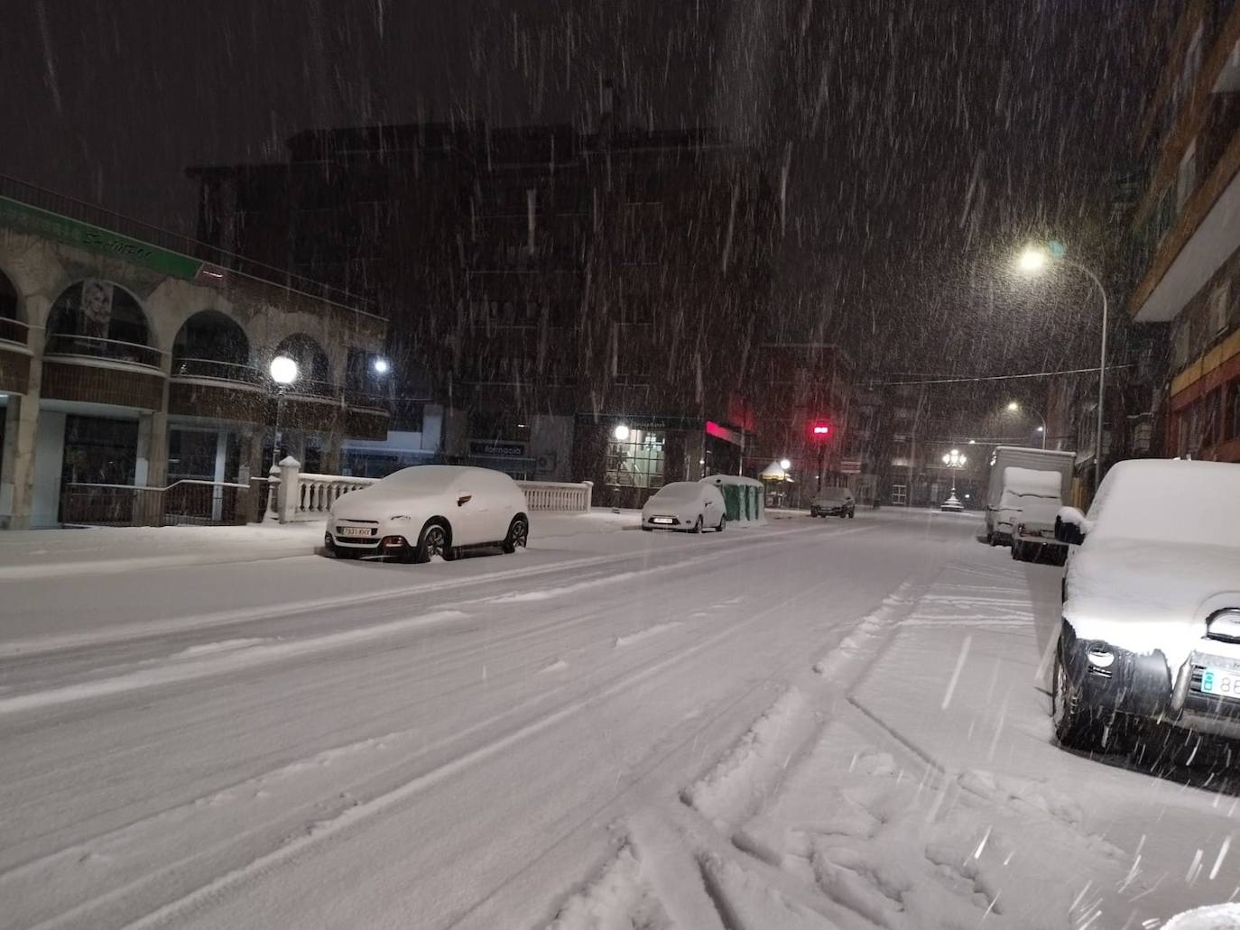 Fotos: La nieve en Guardo, este miércoles 18 de enero