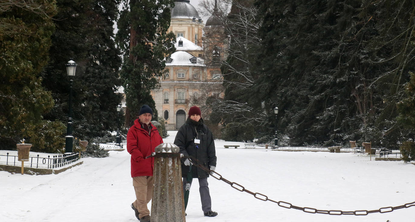 Imágenes del temporal en la provincia de Segovia. 