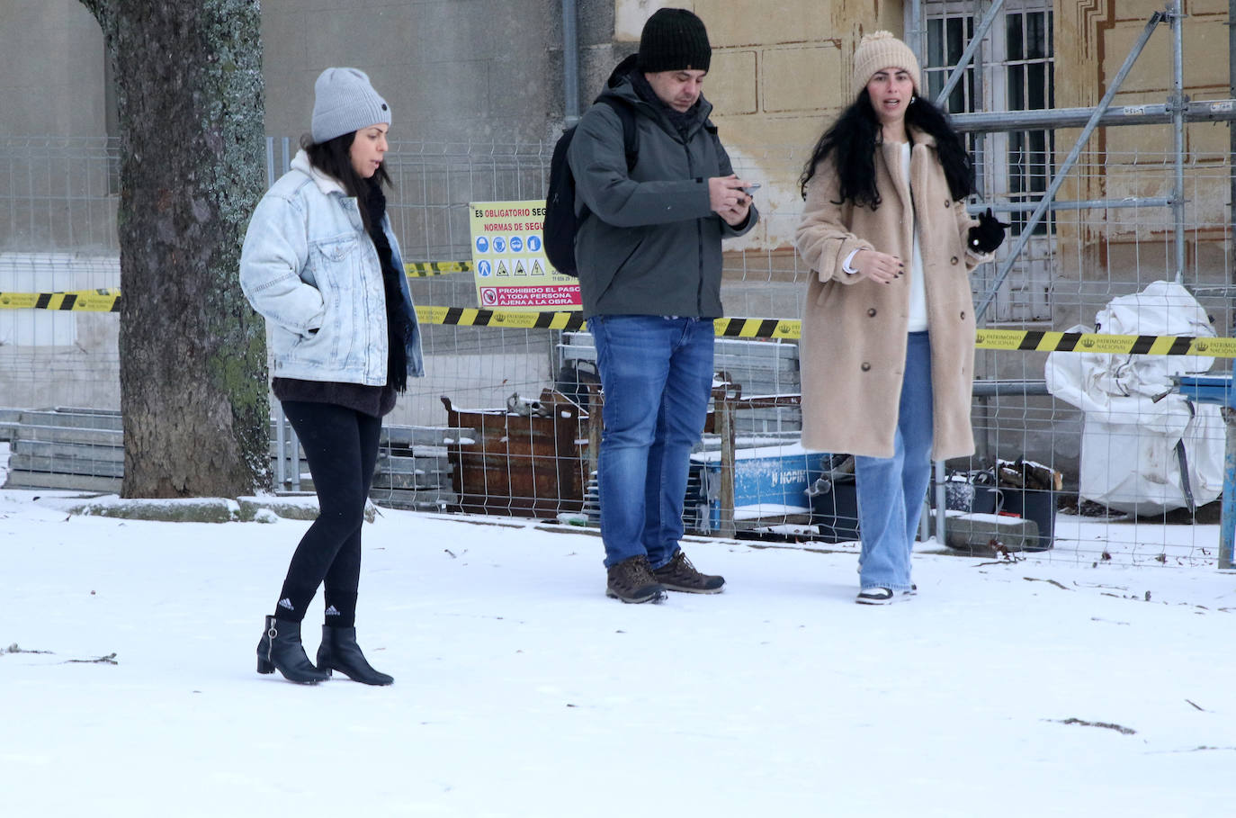Imágenes del temporal en la provincia de Segovia. 