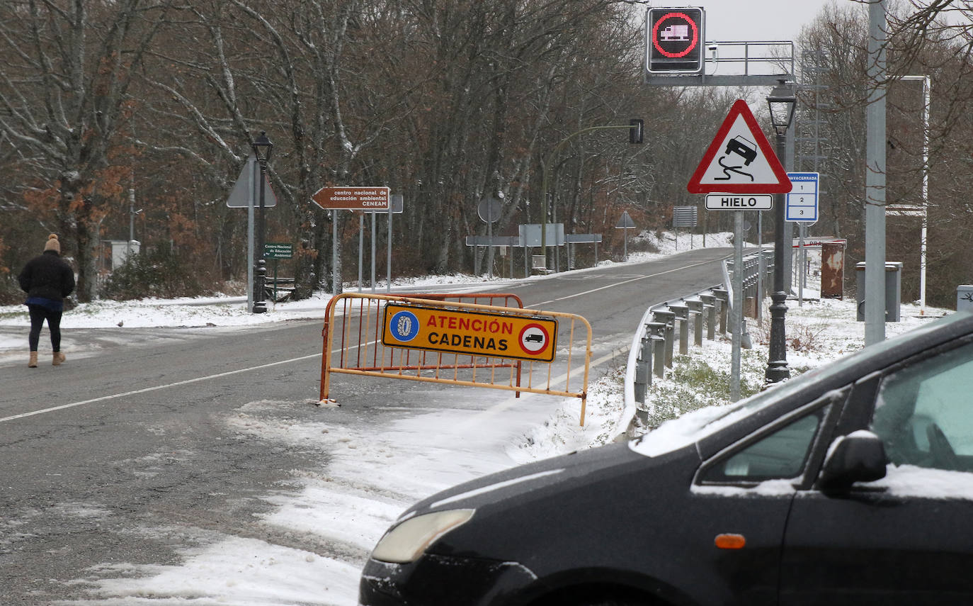 Imágenes del temporal en la provincia de Segovia. 