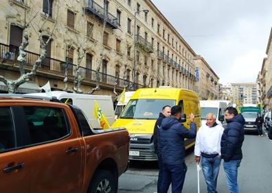 Imagen secundaria 1 - Los apicultores marchan en Salamanca por la supervivencia del sector