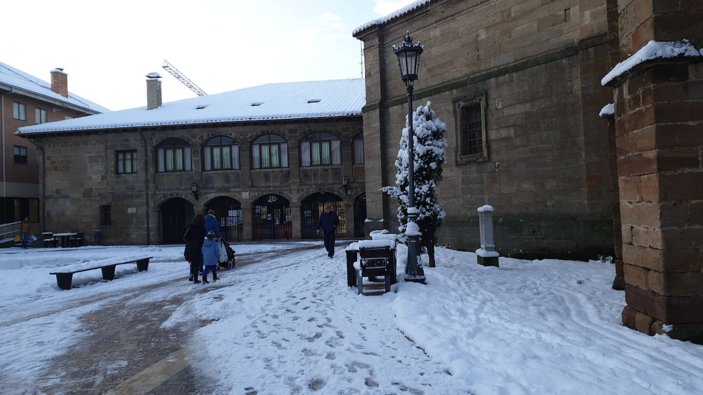 Fotos: La nieve persiste en la Montaña Palentina