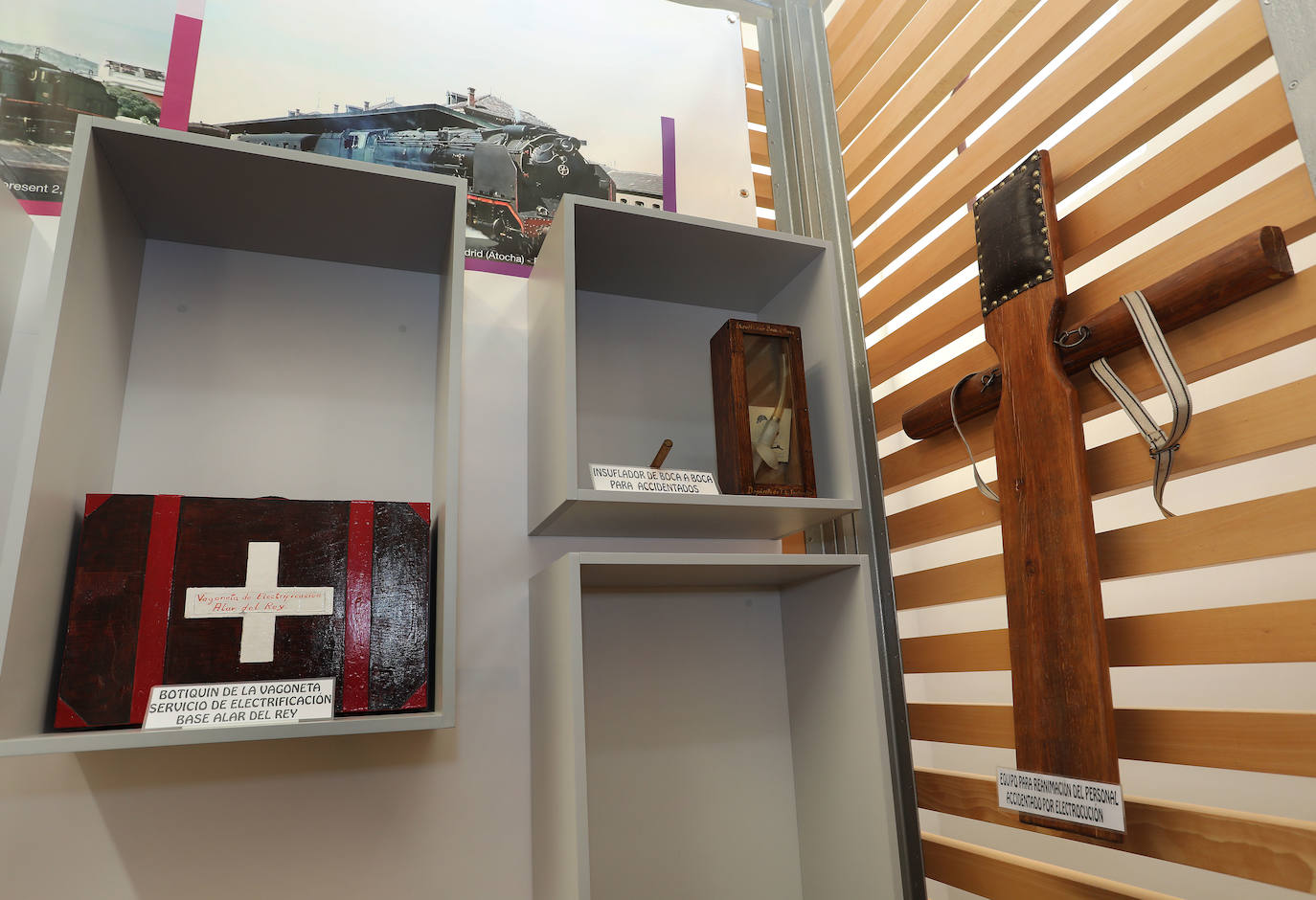 Fotos: El único Museo del Ferrocarril de la comunidad está en Venta de Baños