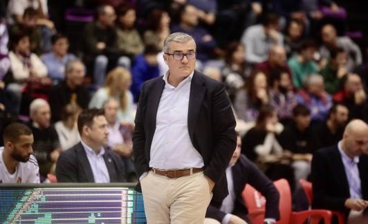 Paco García, en el partido ante Cantabria. 