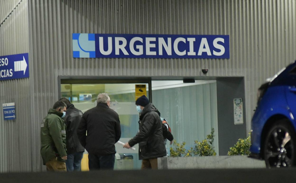 Servicio de Urgencias del Hospital Clínico de Valladolid. 