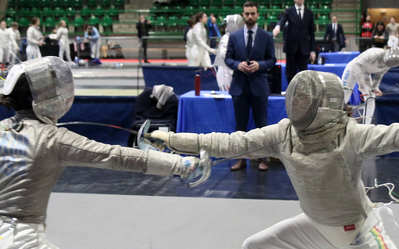 Copa del mundo de sable femenino en Segovia. 