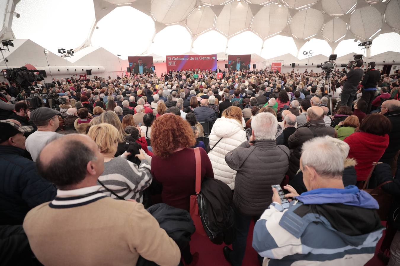 Fotos: Acto político del PSOE en Valladolid con la presencia de Pedro Sánchez