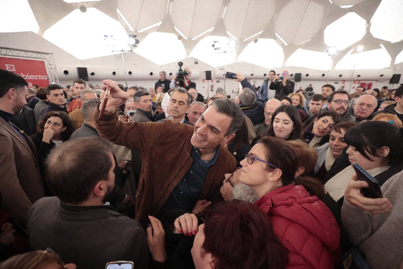 Fotos: Acto político del PSOE en Valladolid con la presencia de Pedro Sánchez