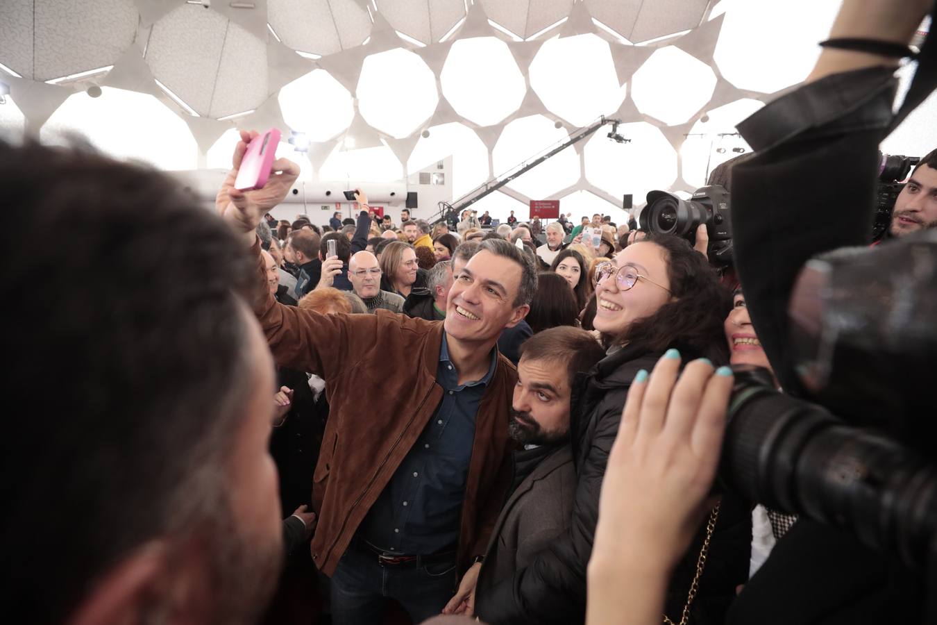 Fotos: Acto político del PSOE en Valladolid con la presencia de Pedro Sánchez