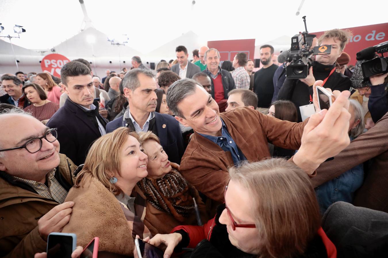 Fotos: Acto político del PSOE en Valladolid con la presencia de Pedro Sánchez