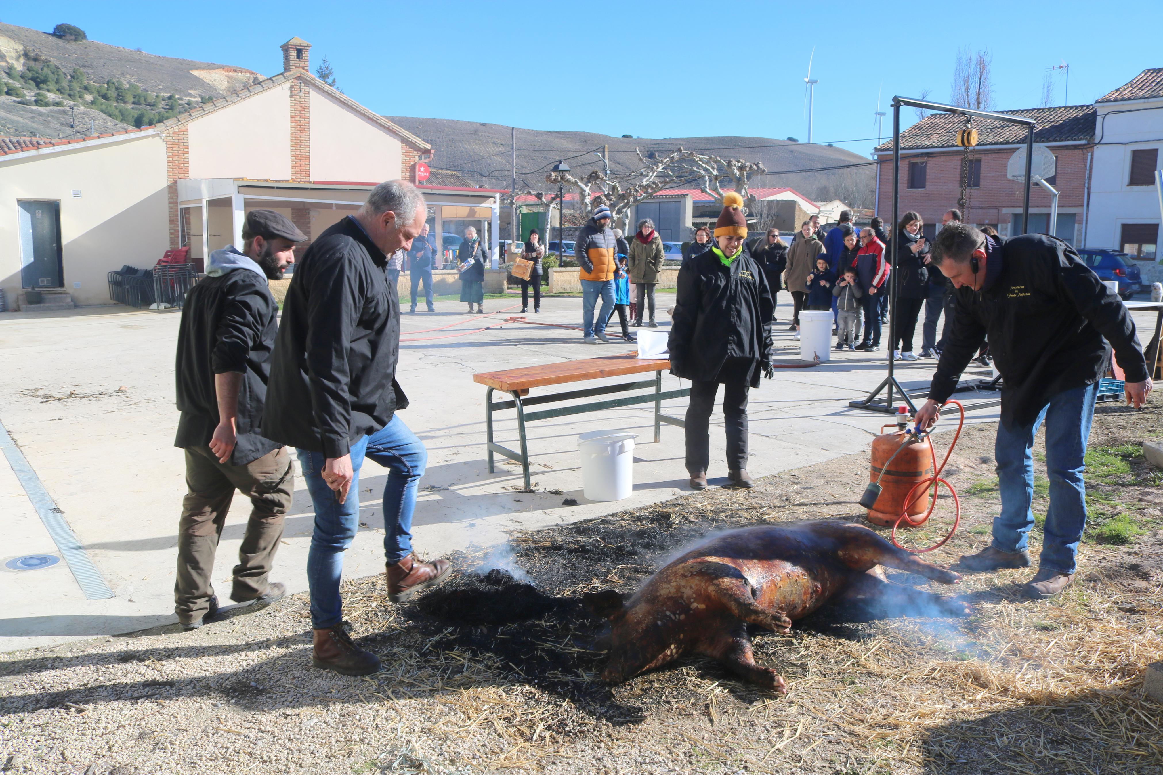 Los hornilleros se volcaron con la Fiesta de la Matanza