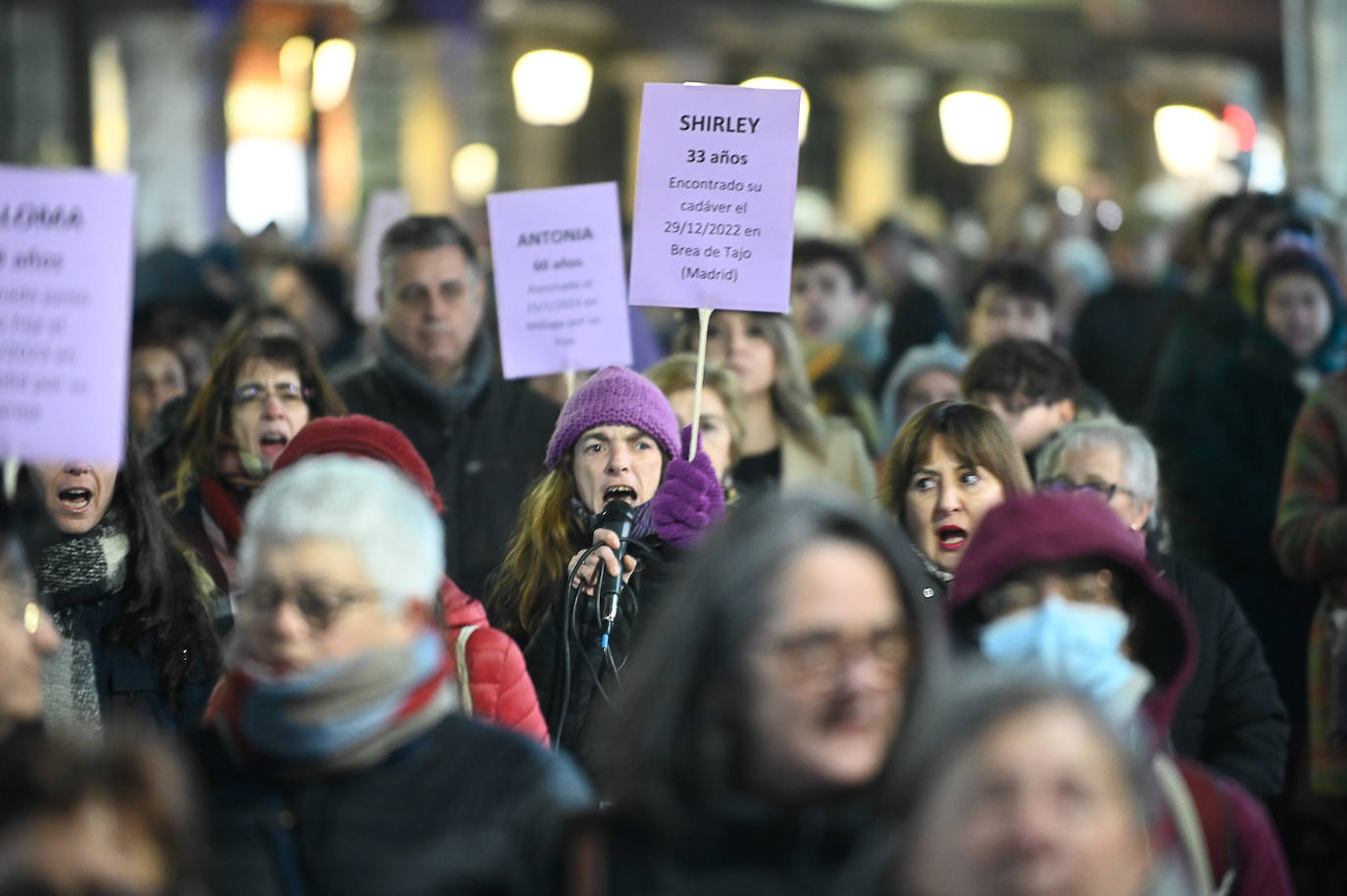 Fotos: Manifestación contra la violencia machista en Valladolid