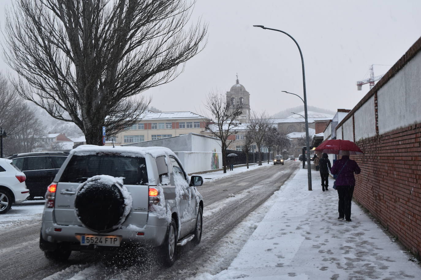 Fotos: Segunda nevada en 2023 en la provincia de Palencia