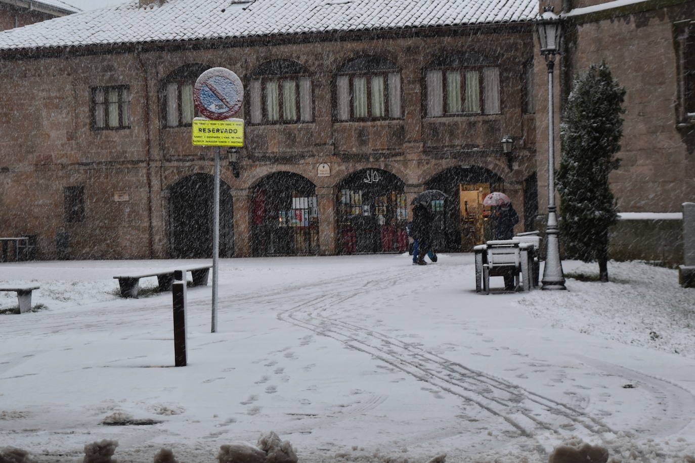 Fotos: Segunda nevada en 2023 en la provincia de Palencia