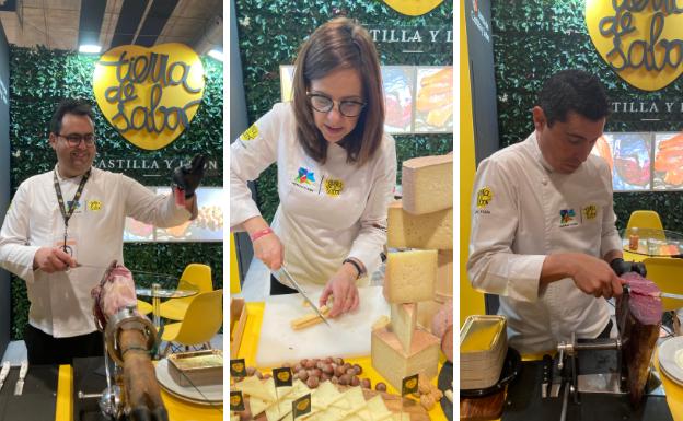 Durante los tres días del evento no han faltado degustaciones de Jamón Ibérico DOP Guijuelo, Quesos castellanos y de Cecina de León IGP. 