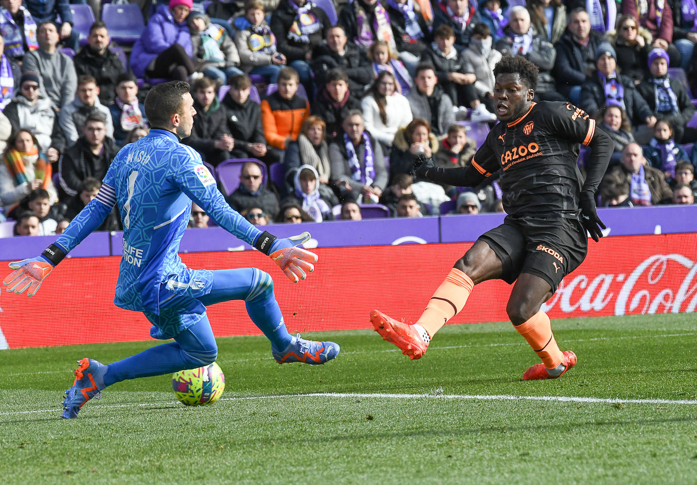 Fotos: El partido entre el Real Valladolid y el Valencia, en imágenes (1/2)