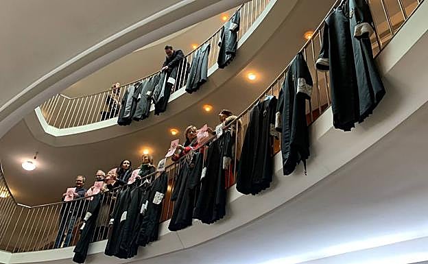 La huelga de letrados de Justicia en Valladolid inmoviliza dos millones de euros 