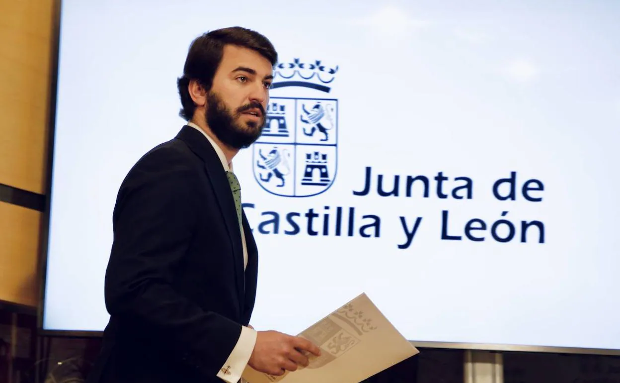 Juan García-Gallardo, vicepresidente de la Junta de Castilla y León. 