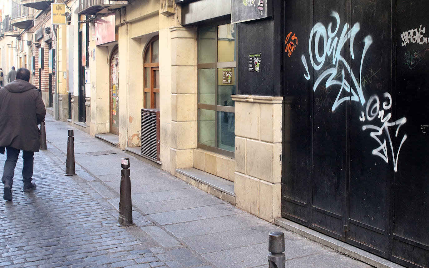 Pintadas por las calles de Segovia. 