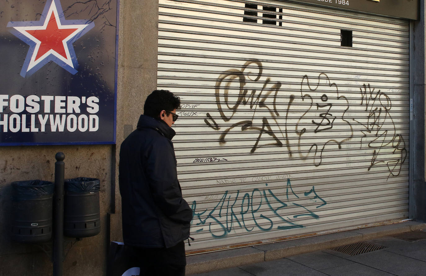 Pintadas por las calles de Segovia. 