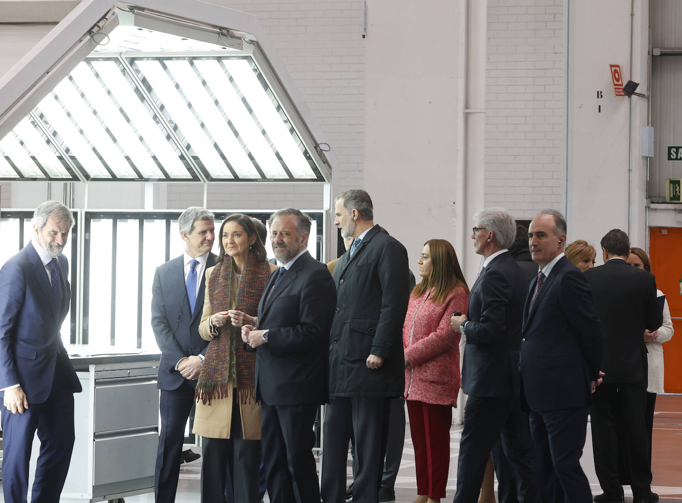 Fotos: El Rey Felipe VI conoce la innovadora planta de Gestamp en Palencia