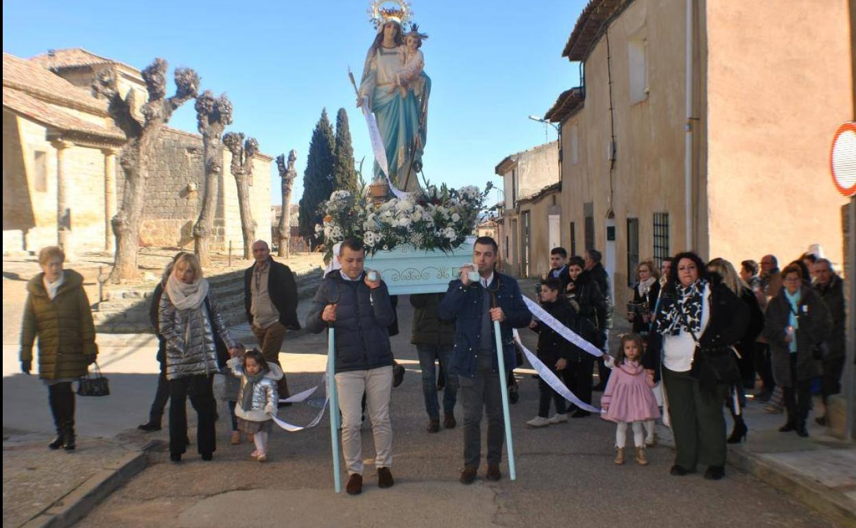 Procesión de las Candelas, este jueves en Tordehumos.