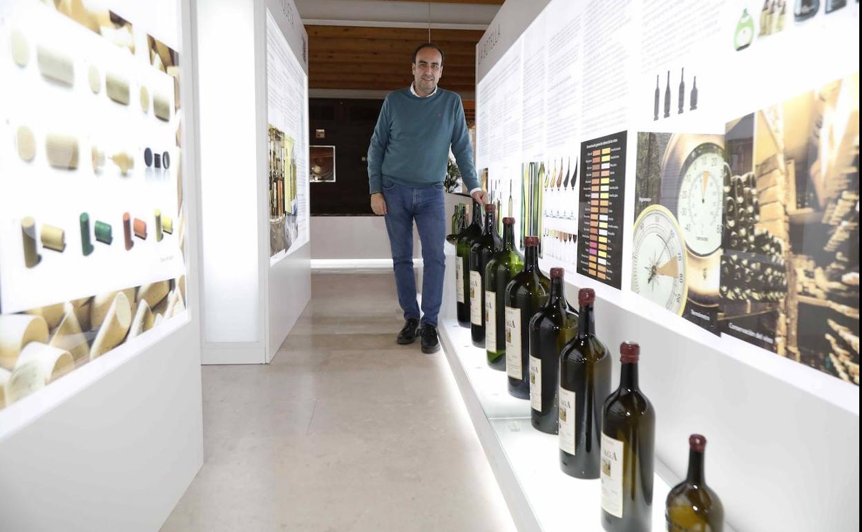 El director del Museo Provincial del Vino, Víctor Fernández.