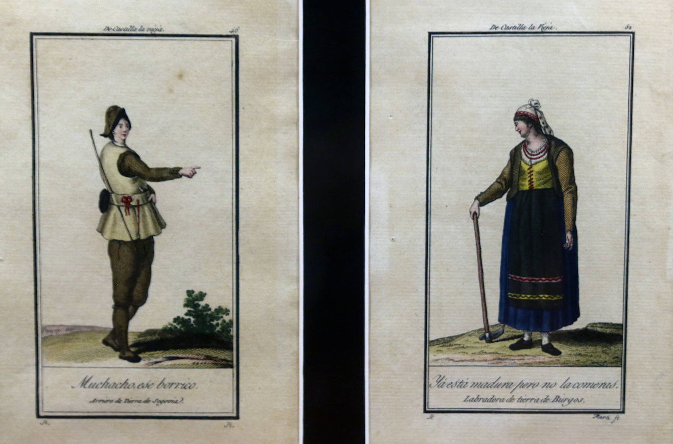 Exposición de trajes segovianos en el Torreón de Lozoya. 