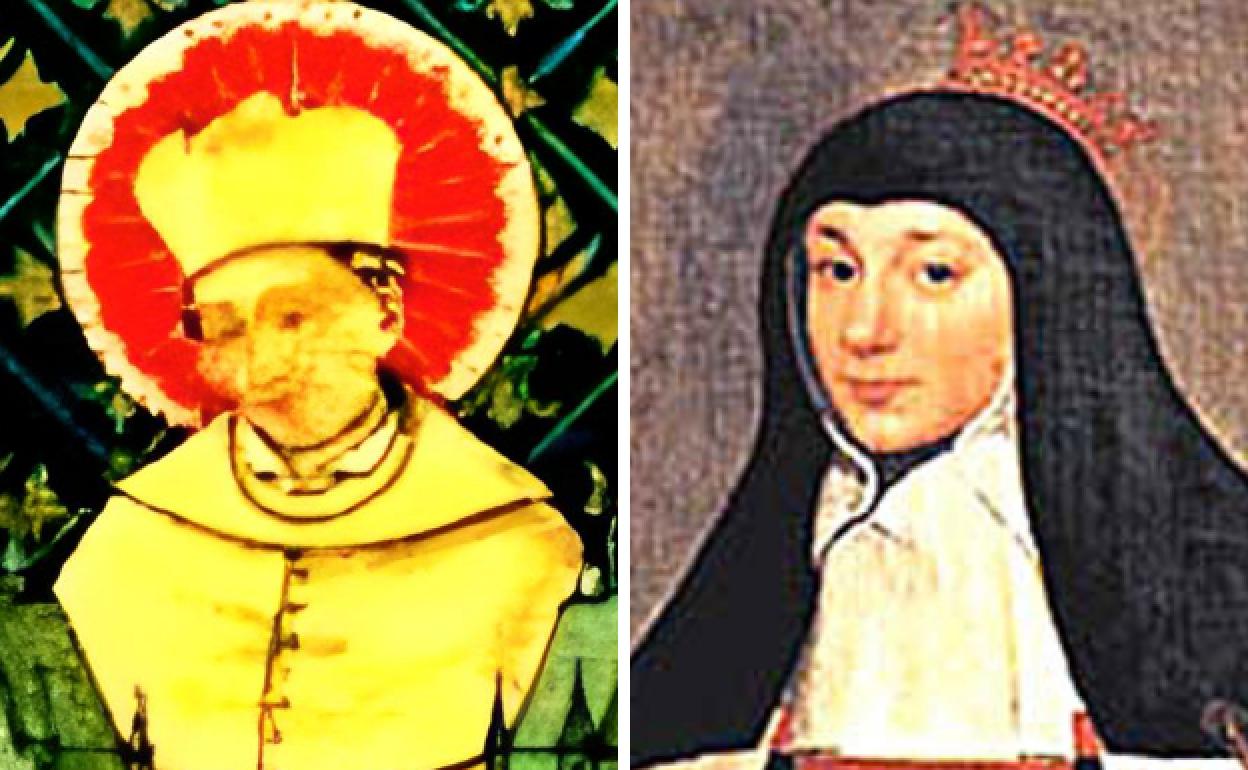 San Gilberto de Sempringham y Santa Juana de Valois.