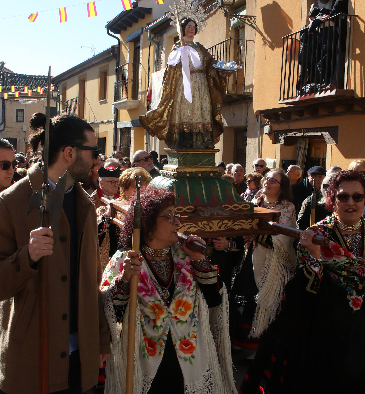 Celebración de Santa Águeda en Zamarramala. 