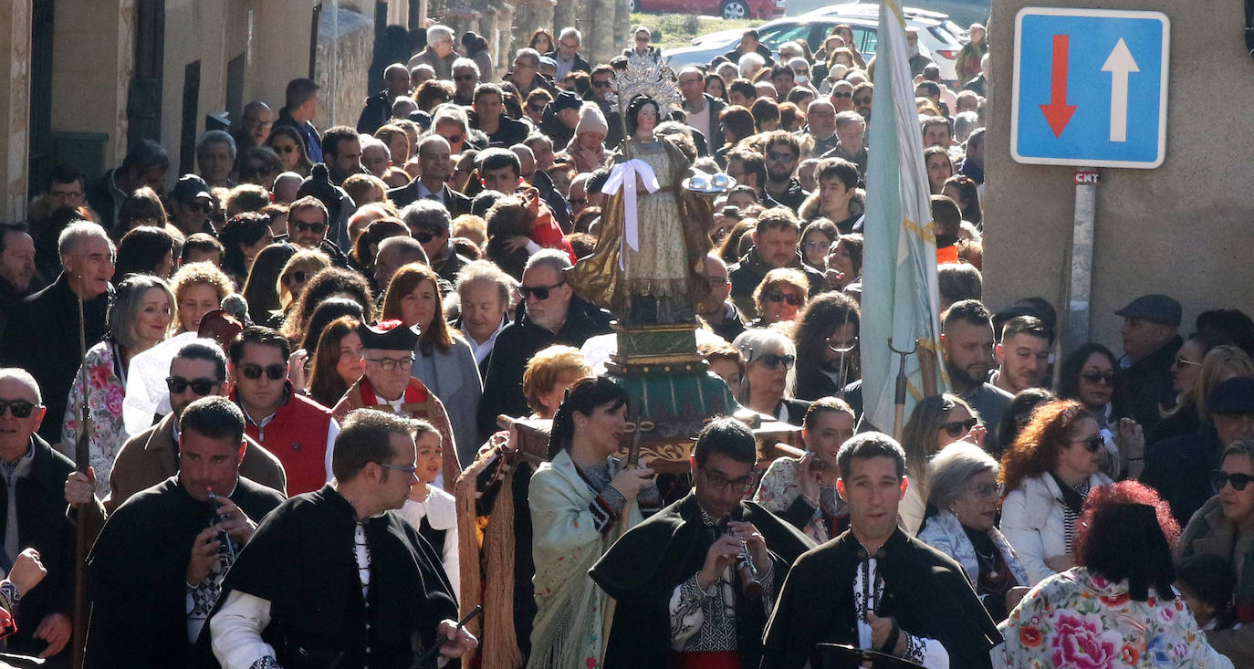 Celebración de Santa Águeda en Zamarramala. 