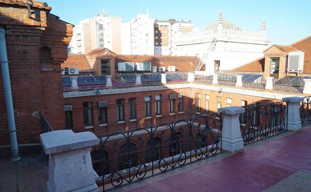 La azotea del Consistorio de Valladolid tiene una amplia terraza.