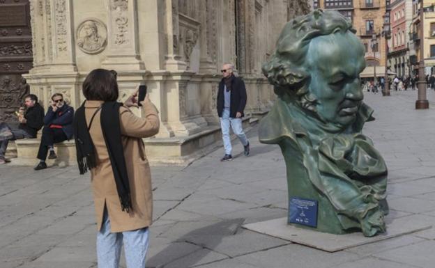 Uno de los Goya que pueden verse estos días en Sevilla.