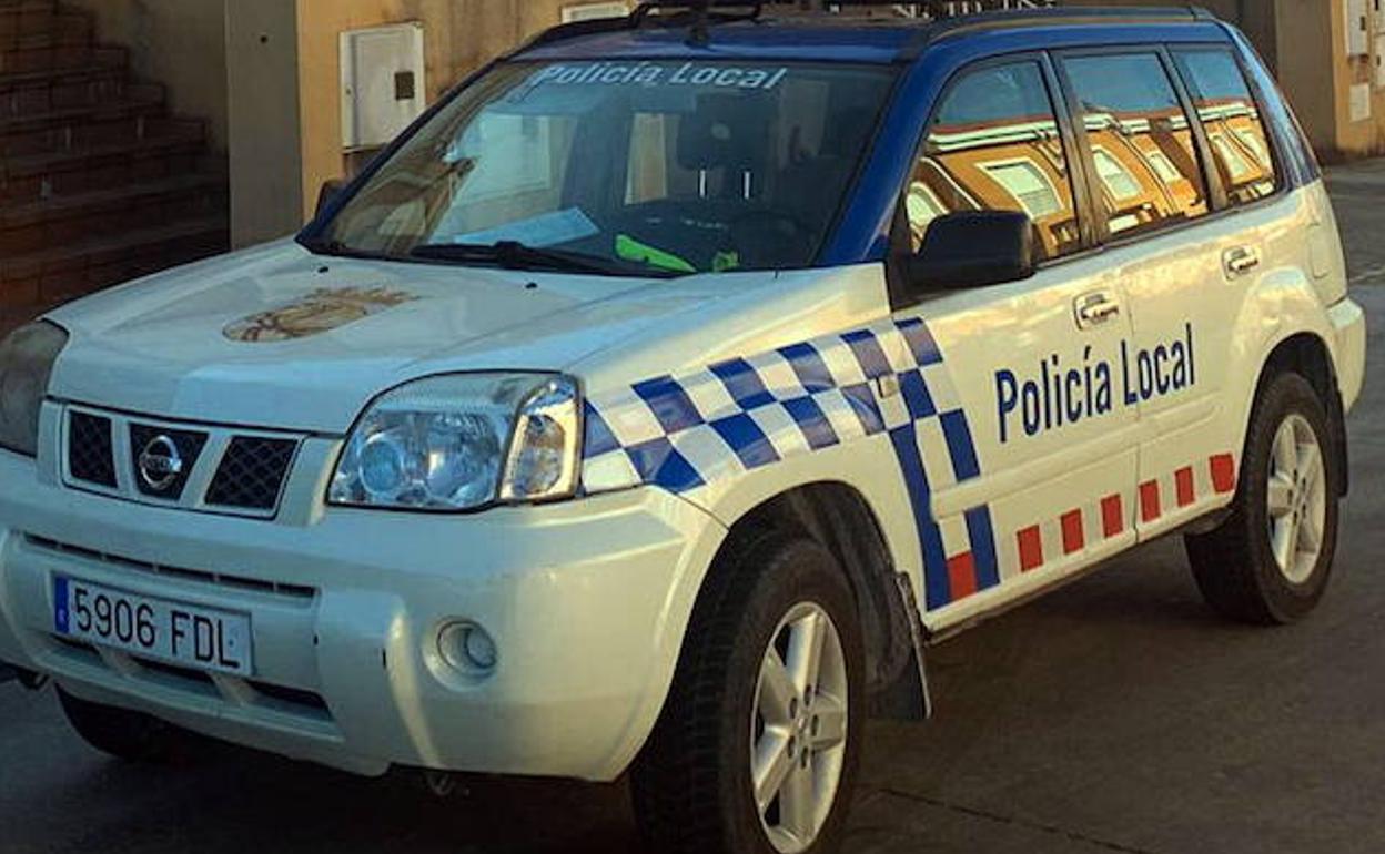 Patrulla de la Policía Local de Cuéllar.