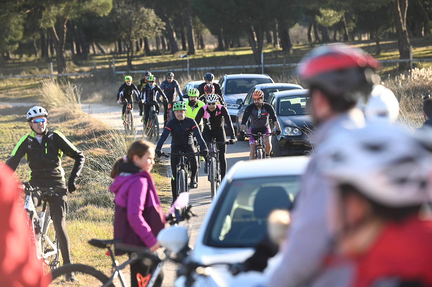 Fotos: Traspinedo se monta en bici para recordar a Esther López un año después