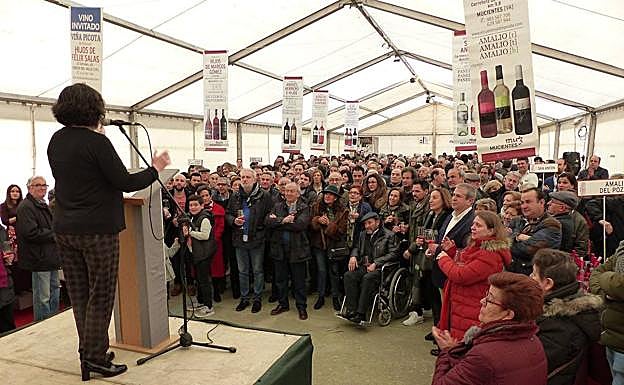 Celebración del pasado año de la Fiesta del Primer Vino. 
