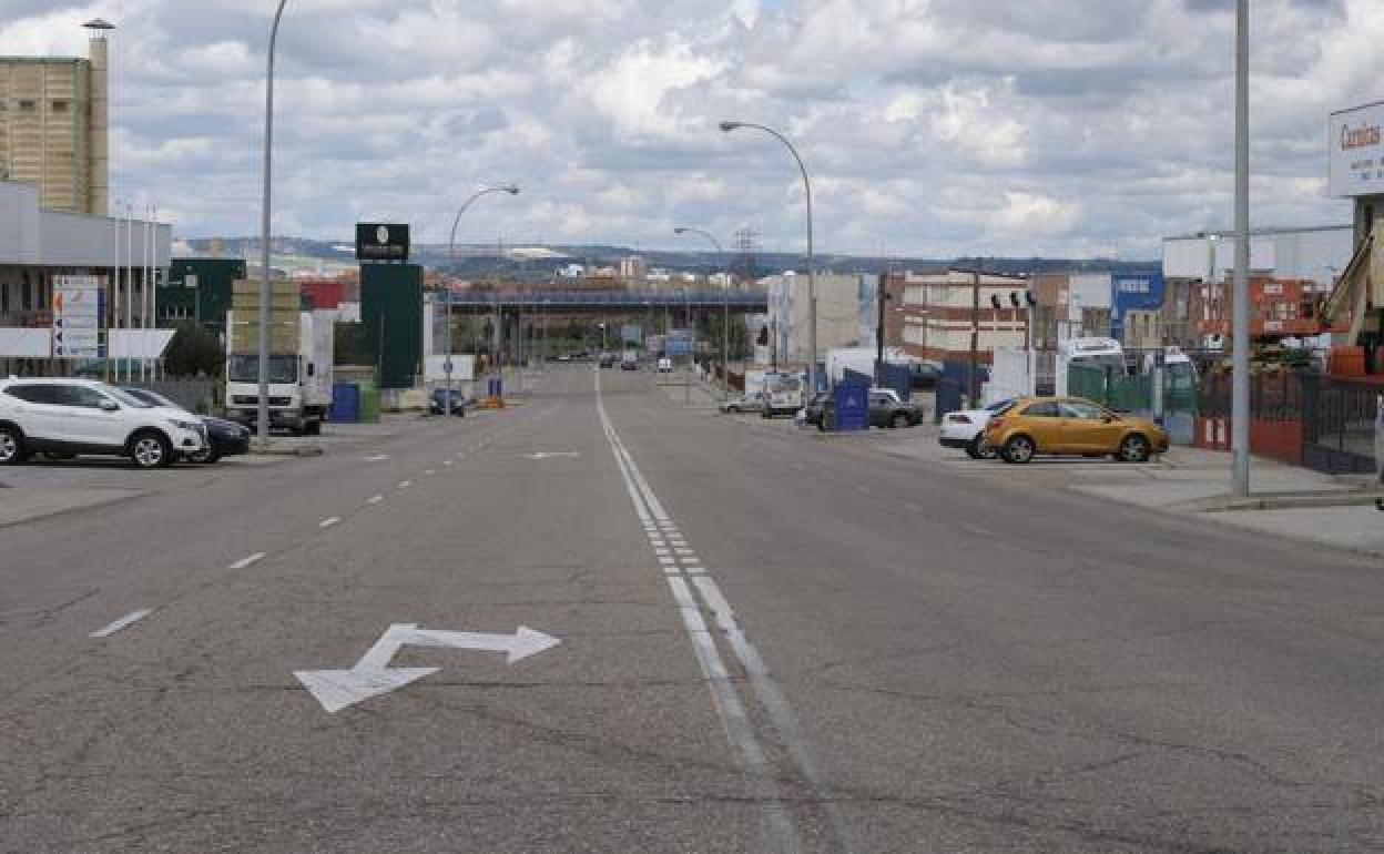 Polígono de San Cristóbal de Valladolid, donde se produjeron los hechos.