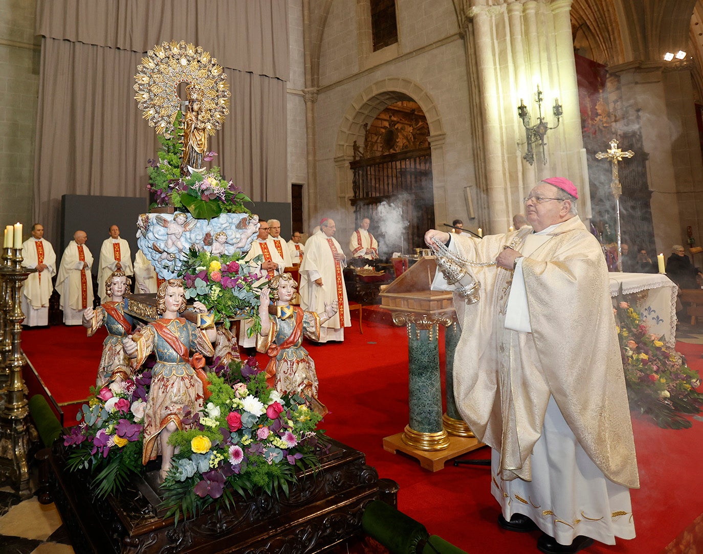 Procesión y misa de las Candelas en Palencia